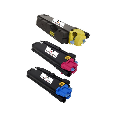 Compatible Toner Cartridge Replacement For KYOCERA MITA TK-5272C, TK5272M, TK5272C (1T02TVCUS0, 1T02TVBUS0, 1T02TVAUS0) Cyan, Magenta, Yellow (6K YLD) 3-Pack