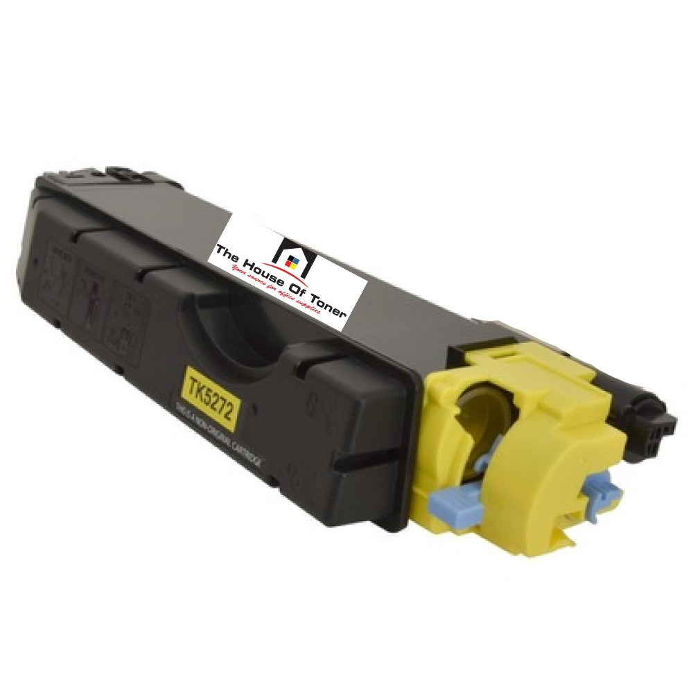 Compatible Toner Cartridge Replacement For KYOCERA MITA TK-5272Y (1T02TVAUS0) Yellow (6K YLD)