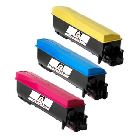 Compatible Toner Cartridge Replacement for KYOCERA MITA TK562C, TK562M, TK562Y (1T02HNCUS0, 1T02HNBUS0, 1T02HNAUS0) Cyan, Magenta, Yellow (10K YLD) 3-Pack