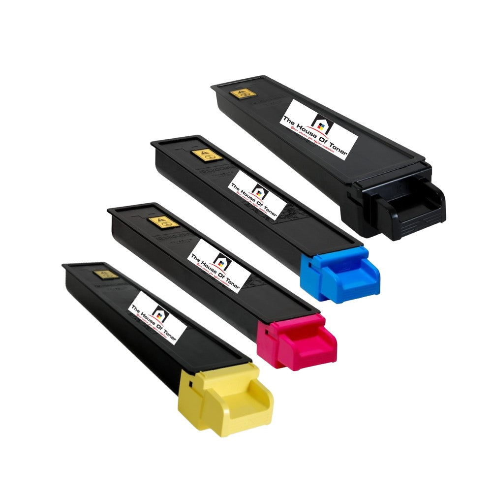 Compatible Toner Cartridge Replacement For KYOCERA MITA TK8317C; TK8317M; TK8317Y; TK8317K (TK-8317C; TK-8317Y; TK-8317M; TK-8317K) Cyan, Magenta, Yellow, Black (4-Pack)