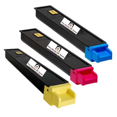 Compatible Toner Cartridge Replacement For KYOCERA MITA TK8317C; TK8317M; TK8317Y (TK-8317C; TK-8317Y; TK-8317M) Cyan, Magenta, Yellow (3-Pack)