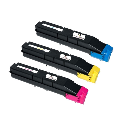 Compatible Toner Cartridge Replacement For Kyocera Mita TK8602C, TK8602Y, TK8602M (1T02MNCUS0, 1T02MNAUS0, 1T02MNBUS0) Cyan, Magenta, Yellow (20K YLD) 3-Pack