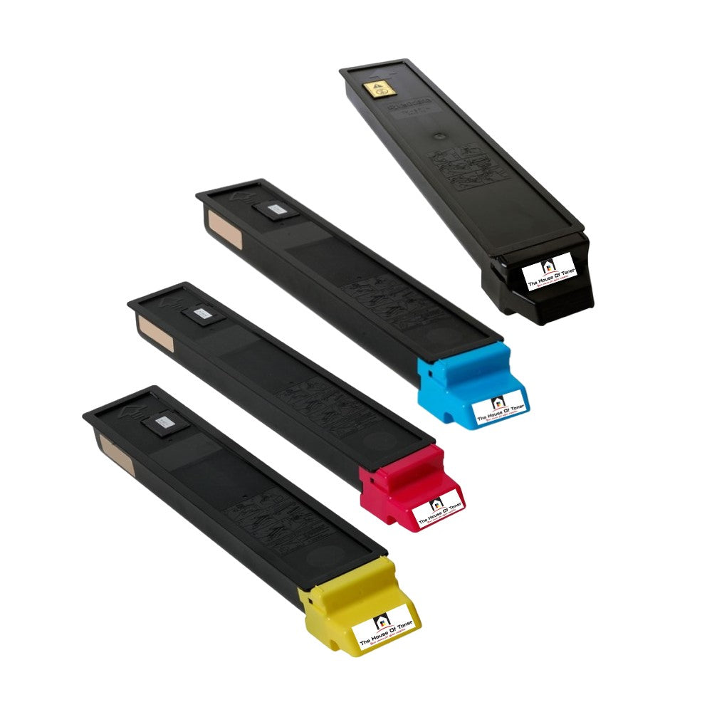 Compatible Toner Cartridge Replacement For Compatible Toner Cartridge Replacement For Kyocera Mita TK897C; TK897Y; TK897M, TK897K (1T02K00US0, 1T02K0CUS0, 1T02K0AUS0, 1T02K0BUS0) Cyan, Magenta, Yellow, Black (4 Pack)