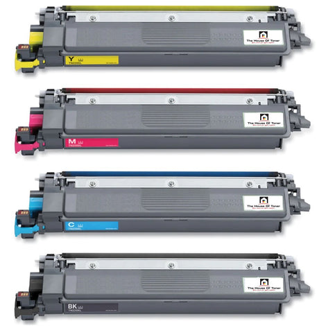 Compatible Toner Cartridge Replacement For BROTHER TN229BK, TN229C, TN229Y, TN229M (Black, Cyan, Magenta, Yellow) 1.5K YLD-Black, 1.2KYLD-Color (4-Pack)