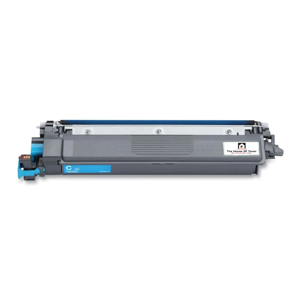 Compatible Toner Cartridge Replacement For BROTHER TN229XLC (TN-229XLC) High Yield Cyan (2.3K YLD)