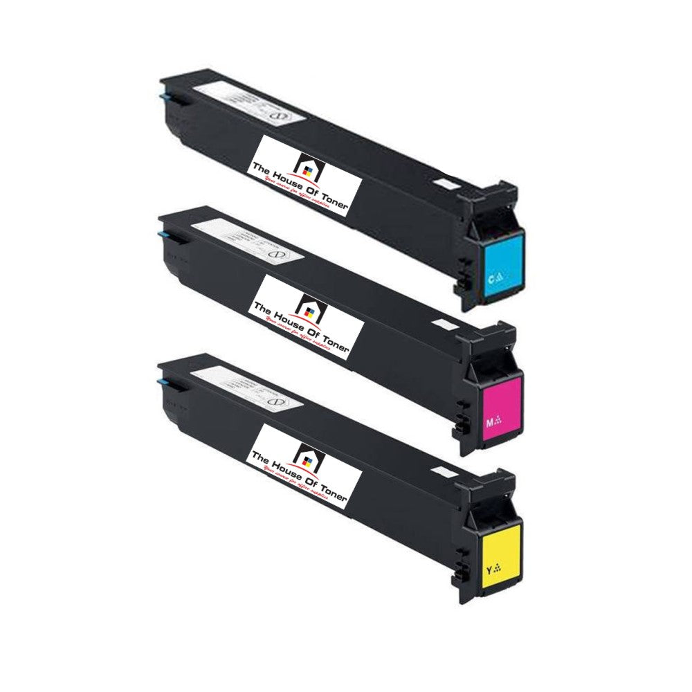 Compatible Toner Cartridge Replacement for KONICA MINOLTA A0D7231, A0D7331, A0D7431 (TN314Y, TN314C, TN314M) Cyan, Magenta, Yellow (20K YLD) 3-Pack