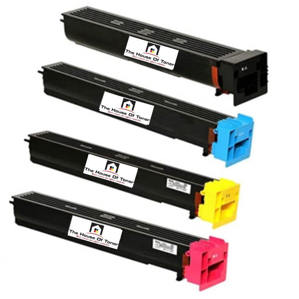 Compatible Toner Cartridge Replacement For KONICA MINOLTA A3VU130, A3VU230, A3VU330, A3VU430 (TN711K, TN711C, TN711M, TN711Y) Black, Cyan, Magenta, Yellow (47.2K YLD- Black, 31.5K YLD- Color) 4-Pack