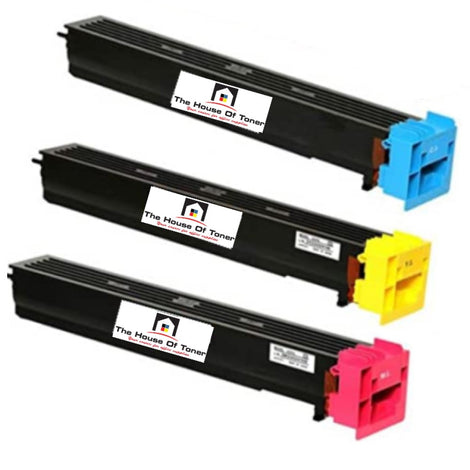 Compatible Toner Cartridge Replacement For KONICA MINOLTA A3VU230, A3VU330, A3VU430 (TN711C, TN711M, TN711Y) Black, Cyan, Magenta, Yellow (31.5K YLD) 3-Pack