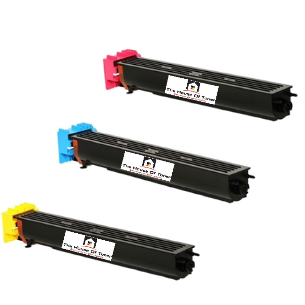 Compatible Toner Cartridge Replacement for KONICA MINOLTA A0TM230, A0TM330, A0TM430 (TN613Y, TN613M, TN613C) Yellow, Magenta, Cyan (30K YLD) 3-Pack