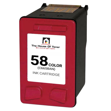 Compatible Ink Cartridge Replacement For HP C6658A (58) Tri-Color (125 YLD)