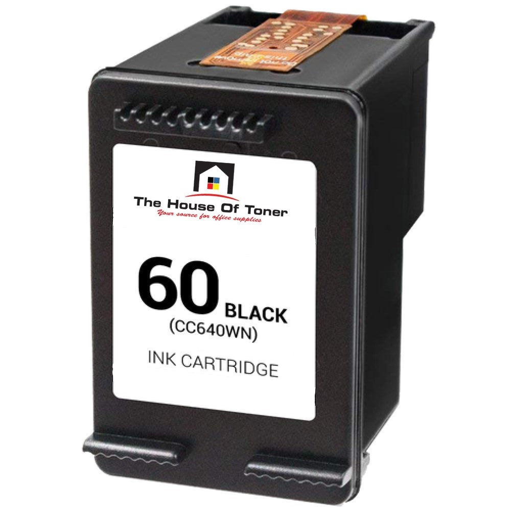 Compatible Ink Cartridge Replacement For HP CC640WN (60) Black (200 YLD)