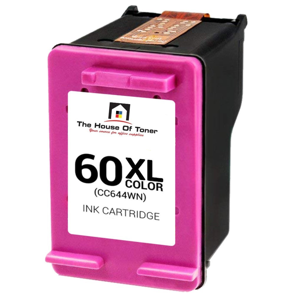 Compatible Ink Cartridge Replacement for HP CC644WN (60XL) Tri-Color (450 YLD)