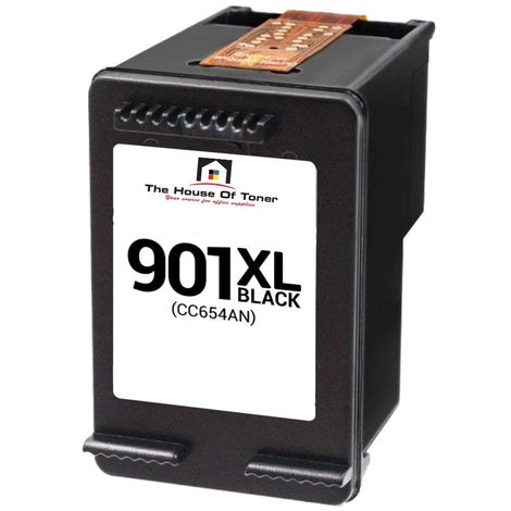 Compatible Ink Cartridge Replacement for HP CC654AN (901XL) Black (700 YLD)