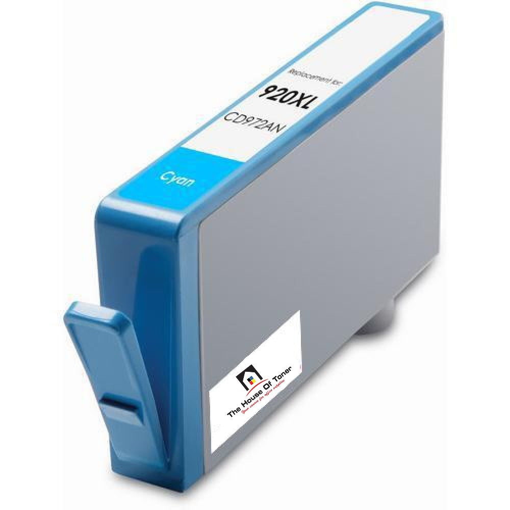 Compatible Ink Cartridge Replacement for HP CD972AN (920XL) Cyan (700 YLD)