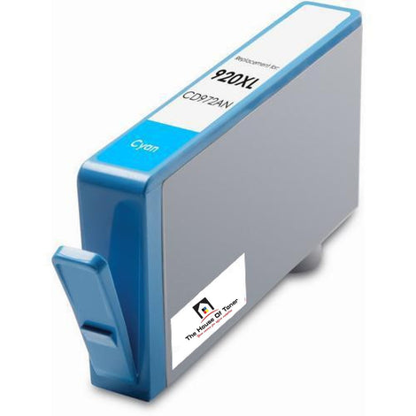 Compatible Ink Cartridge Replacement for HP CD972AN (920XL) Cyan (700 YLD)