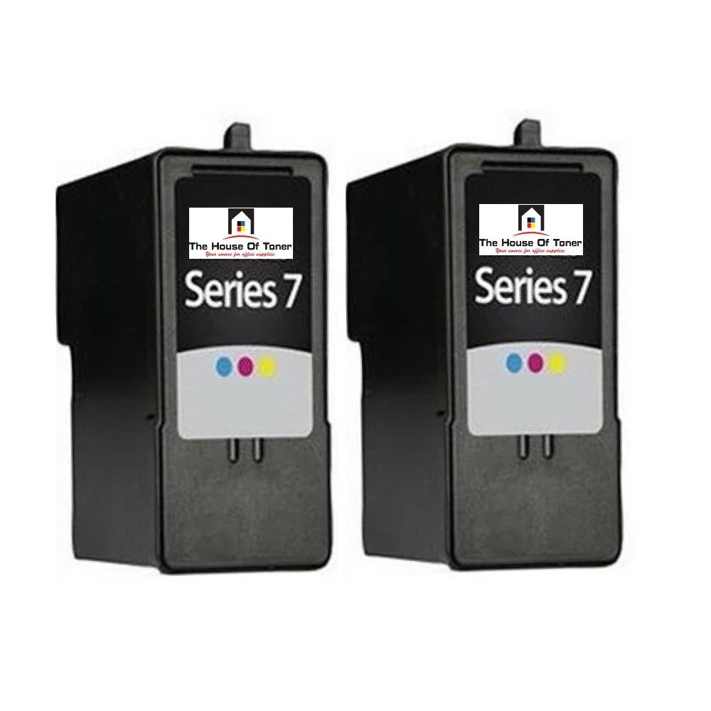 Compatible Ink Cartridge Replacement For DELL DH829/CH884 (Tri-Color) 515 Pages (2-Pack)