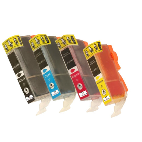 Compatible Ink Cartridge Replacement For CANON 4546B001, 4547B001, 4548B001, 4549B001 (CLI-226BK, C, Y, M) Black, Cyan, Yellow, Magenta (510 YLD) 4-Pack