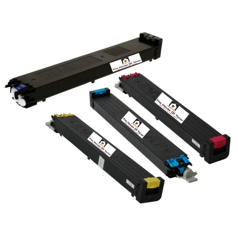 Compatible Toner Cartridge Replacement for SHARP MX31NTBA, MX31NTMA, MX31NTYA, MX31NTCA (MX-31NTBA, MX-31NTMA, MX-31NTCA, MX-31NTYA) Black,  Magenta, Cyan, Yellow (15K YLD) 4-Pack