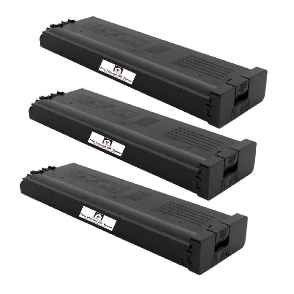 Compatible Toner Cartridge Replacement for SHARP MX45NTBA (MX-45NTBA) Black (36K YLD) 3-Pack