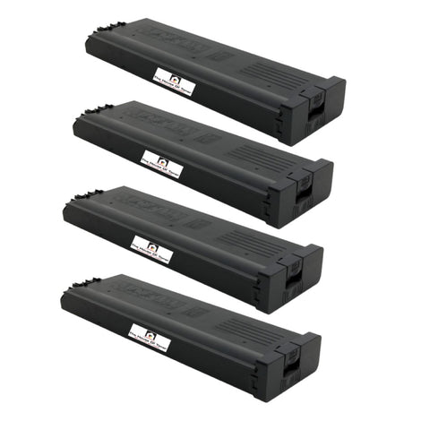 Compatible Toner Cartridge Replacement for SHARP MX45NTBA (MX-45NTBA) Black (36K YLD) 4-Pack