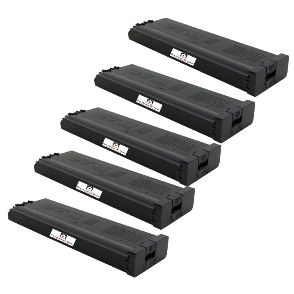 Compatible Toner Cartridge Replacement for SHARP MX45NTBA (MX-45NTBA) Black (36K YLD) 5-Pack
