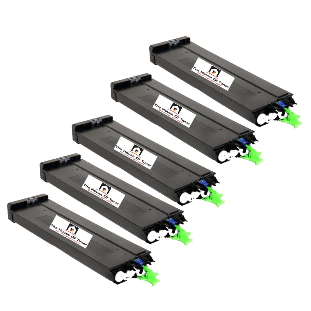 Compatible Toner Cartridge Replacement for SHARP MX50NTBA (MX-50NTBA) Black (36K YLD) 5-Pack