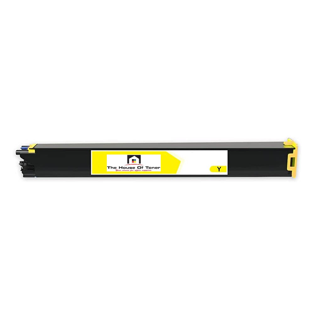 Compatible Toner Cartridge Replacement for SHARP MX61NTYA (MX-61NTYA) Yellow (24K YLD)
