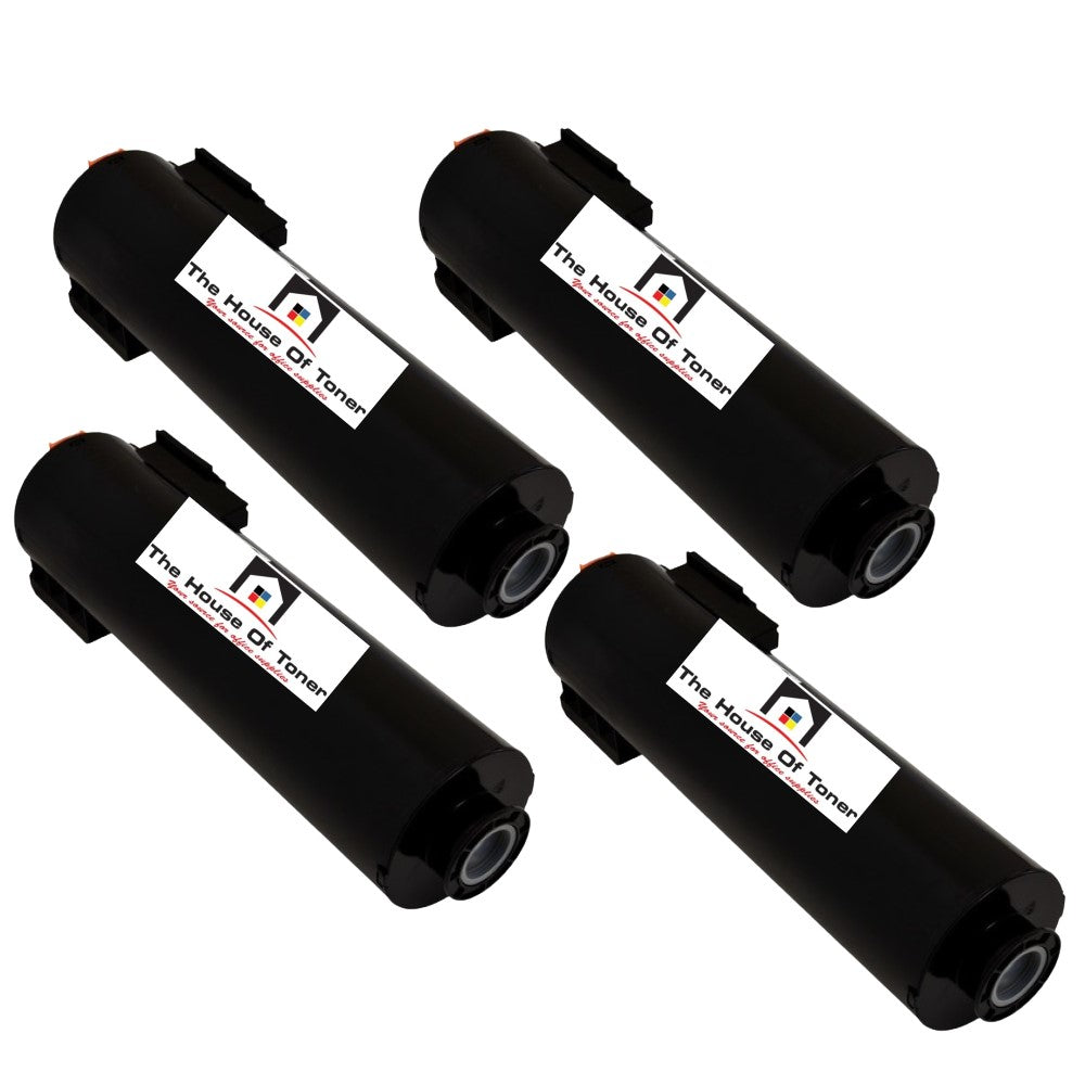 Compatible Toner Cartridge Replacement For SHARP MX-754NT (MX754NT) Black (83K YLD) 4-Pack