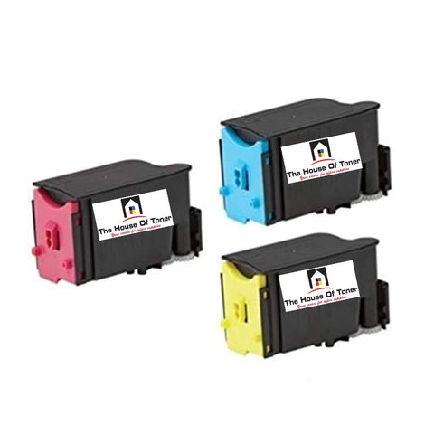 Compatible Toner Cartridge Replacement for SHARP MXC30NTC, MXC30NTM, MXC30NTY (MXC30NTC, MXC30NTY, MXC30NTM) Cyan, Magenta, Yellow (6K YLD) 3-Pack