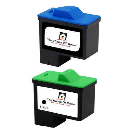 Compatible Ink Cartridge Replacement For DELL T0529, T0530 (Black and Tri-Color) 400 Pages- Black, 410 pages- Tri-Color (2-Pack)