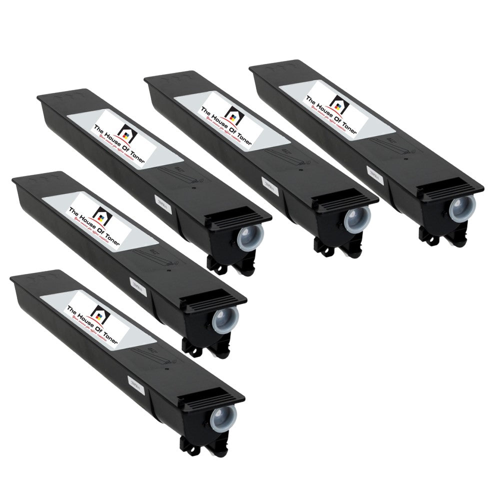 Compatible Toner Cartridge Replacement For TOSHIBA T2505U (T-2505U) Black (10K YLD) 5-Pack