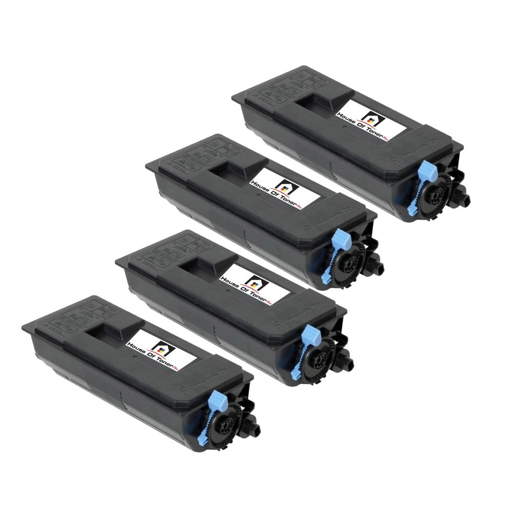 Compatible Toner Cartridge Replacement for KYOCERA MITA TK3102 (1T02MS0US0) Black (12.5K YLD) 4-Pack