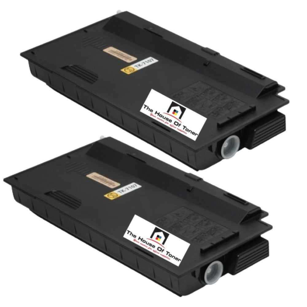 Compatible Toner Cartridge Replacement For Kyocera Mita TK7107 (TK-7107) Black (20K YLD) 2-Pack