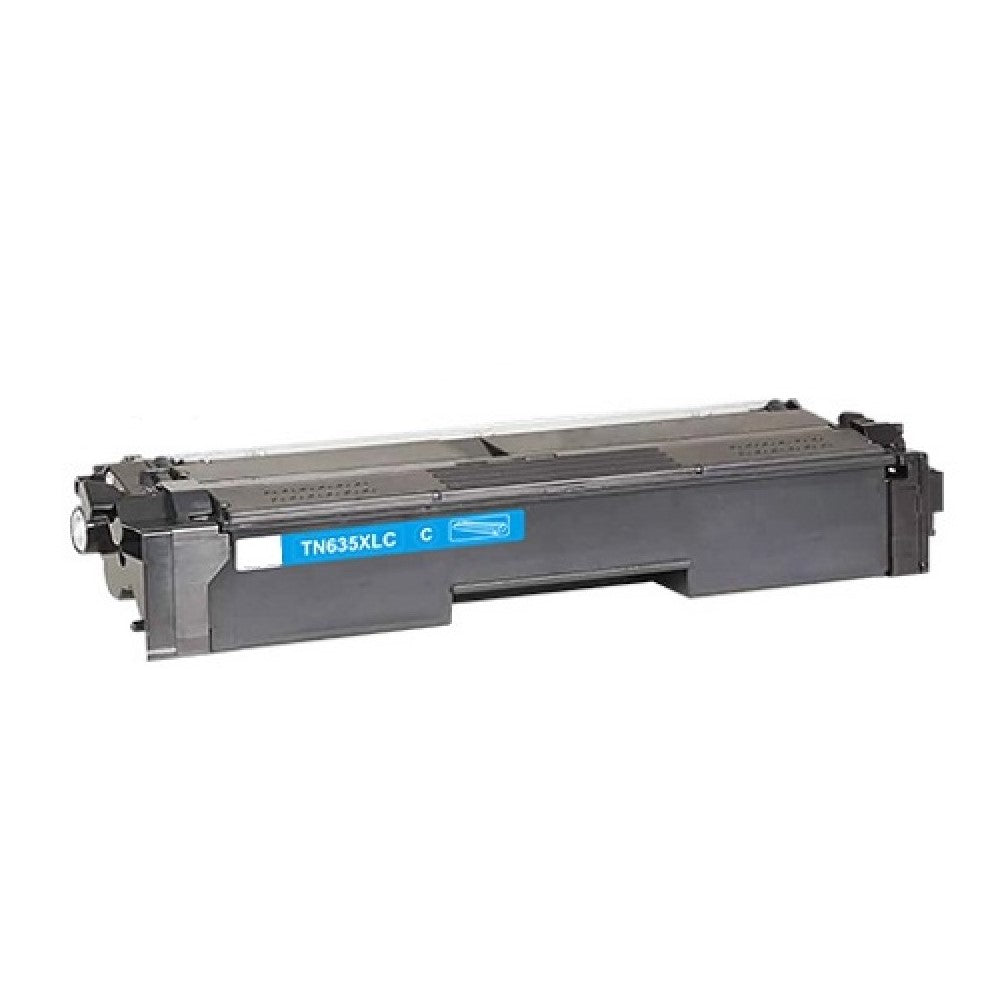 Compatible Toner Cartridge Replacement for Brother TN635XLC (TN-635XLC) Cyan (4.5K YLD)