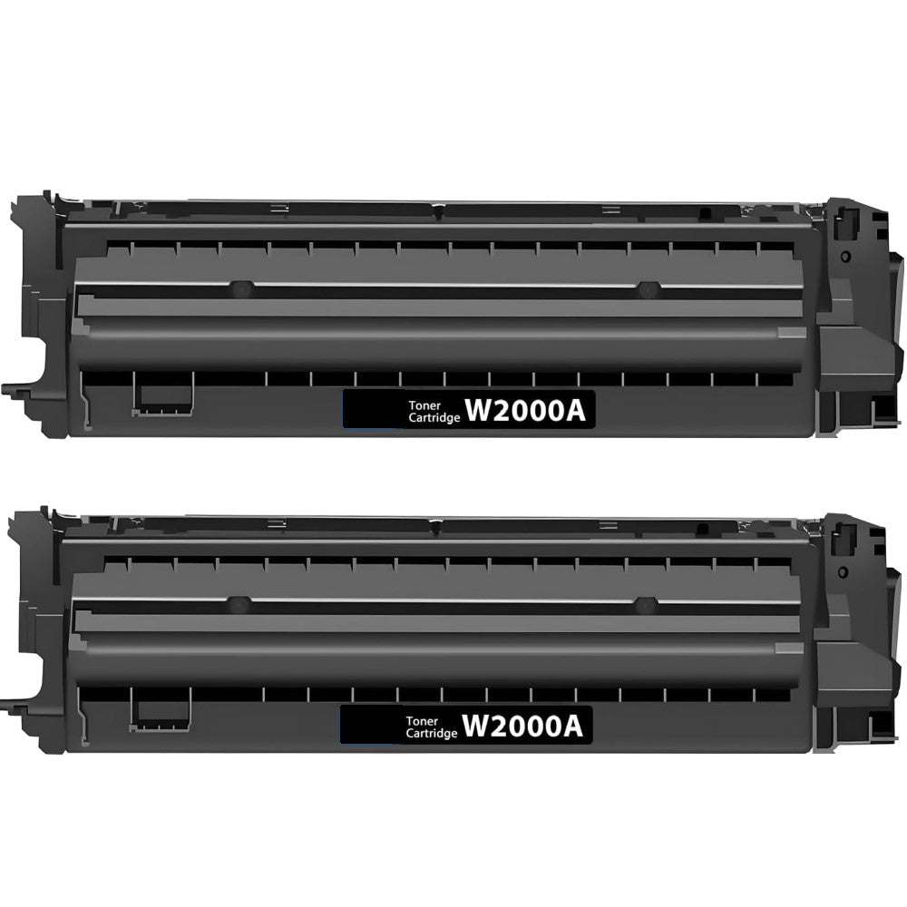 Compatible Black Toner Cartridge Replacement for HP W2000A (658A) Compatible (2 Pack)