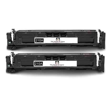 Compatible Toner Cartridge Replacement for HP W2100A (210A) Black (2K YLD) 2-Pack