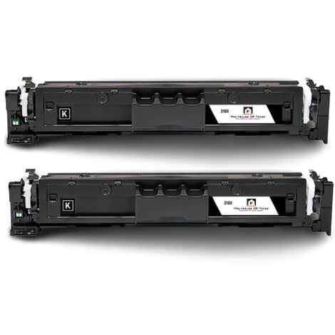 Compatible Toner Cartridge Replacement for HP W2100X (210X) Black (7.8K YLD) 2-Pack
