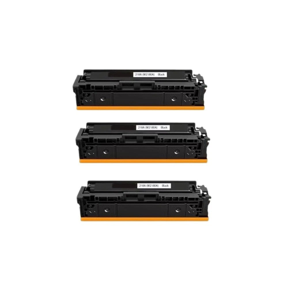 Compatible Toner Cartridge Replacement For HP W2180A (218A) Black (1.3K YLD) Pro 3201dw, MFP 330fdw, MFP 3301sdw (3 Pack)