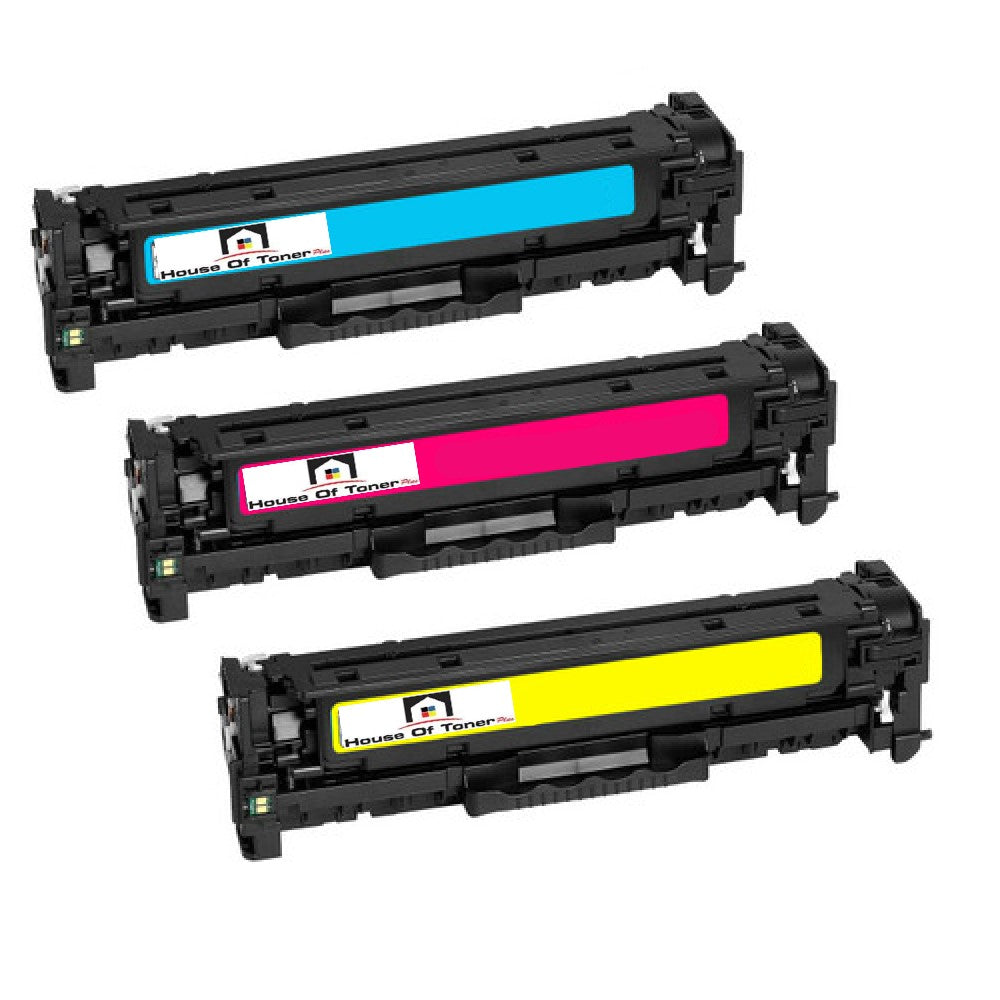 Compatible Toner Cartridge Replacement For CANON 2659B001AA, 2660B001AA, 2661B001AA (Type-118) Yellow, Magenta, Cyan (3-Pack)