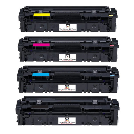Compatible Toner Cartridge Replacement For Canon 1243C001, 1244C001, 1245C001, 1246C001 (045H) High Yield Black, Cyan, Magenta, Yellow (2.8K YLD) 4-Pack