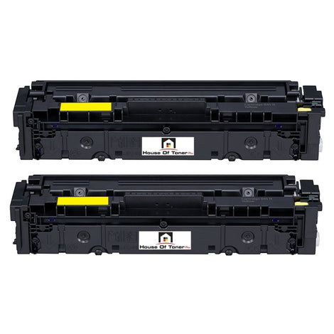 Compatible Toner Cartridge Replacement For Canon 1243C001 (045H) High Yield Yellow (2.2K YLD) 2-Pack