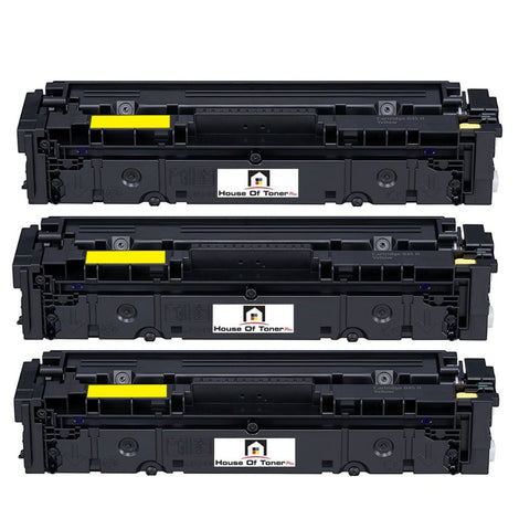 Compatible Toner Cartridge Replacement For Canon 1243C001 (045H) High Yield Yellow (2.2K YLD) 3-Pack