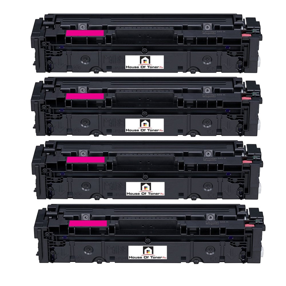 Compatible Toner Cartridge Replacement For Canon 1244C001 (045H) High Yield Magenta (2.2K YLD) 4-Pack