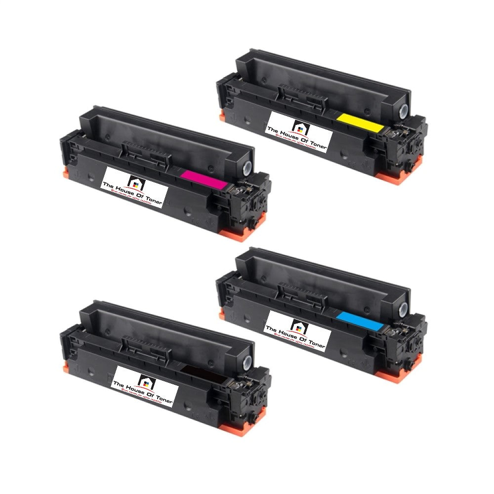 Compatible Toner Cartridge Replacement for Canon 1251C001AA, 1252C001, 1253C001, 1254C001 (046H) High Yield Yellow, Magenta, Cyan, Black (5K YLD) 4-Pack