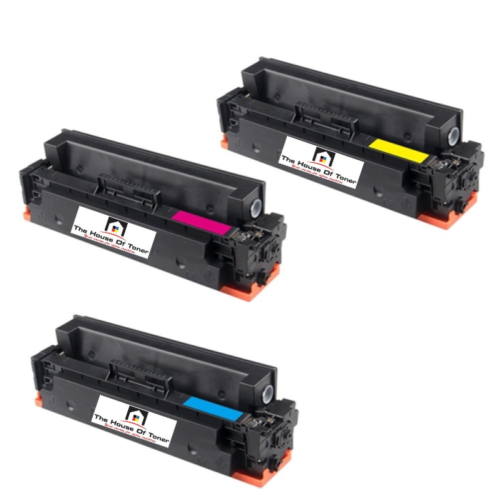 Compatible Toner Cartridge Replacement for Canon 1251C001AA, 1252C001, 1253C001 (046H) High Yield Yellow, Magenta, Cyan (5K YLD) 3-Pack