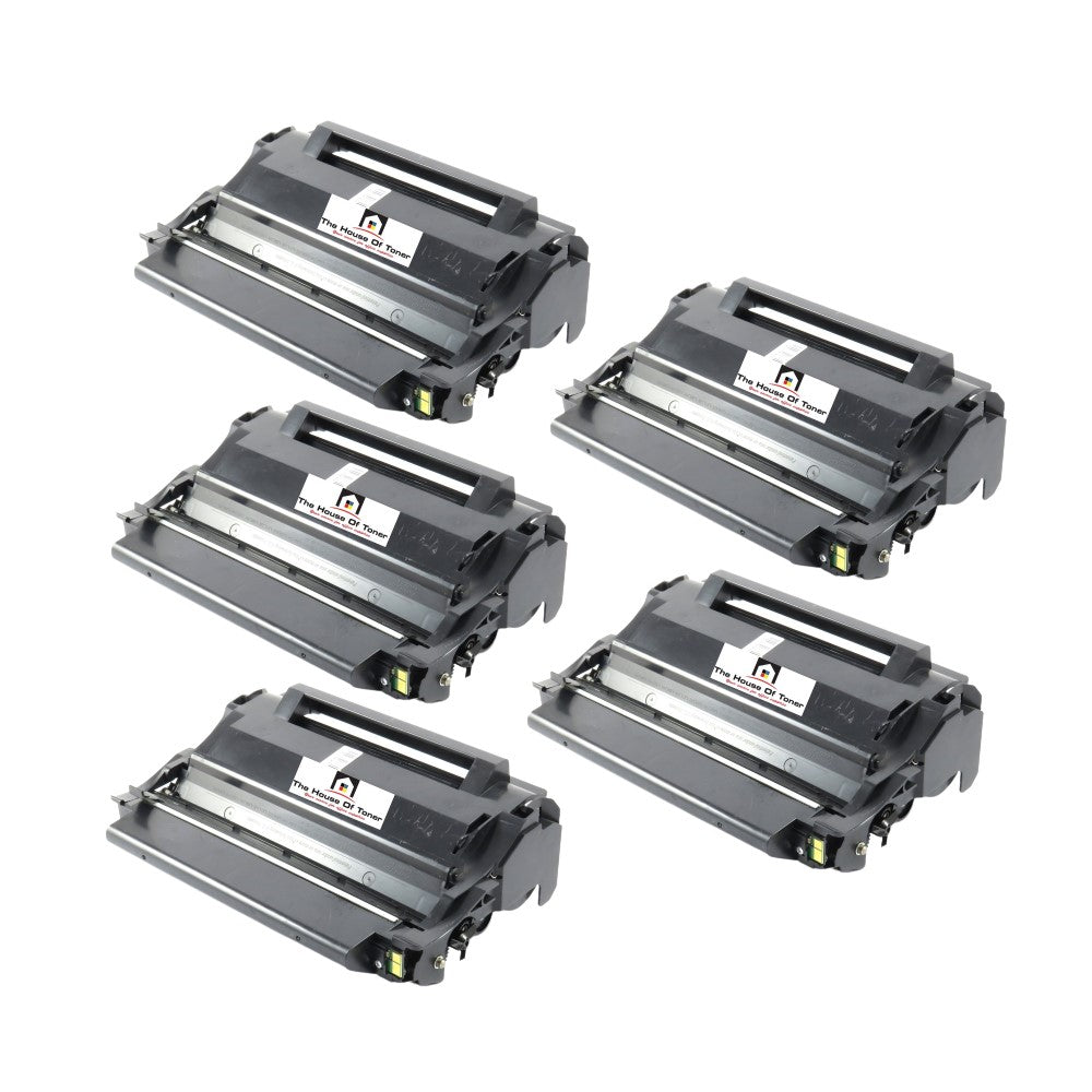 Compatible Toner Cartridge Replacement For Lexmark 12A3715 (High Yield Black) 12K YLD (5-Pack)