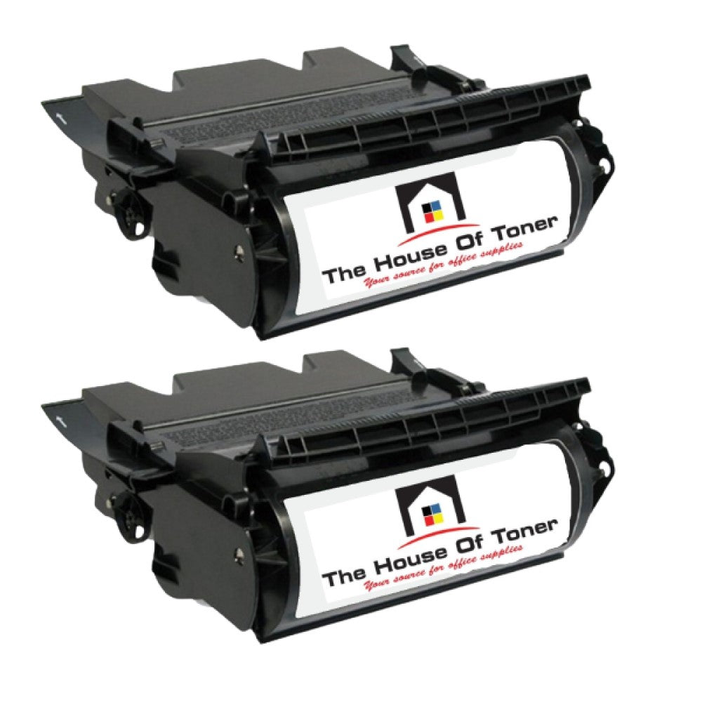 Compatible Toner Cartridge Replacement for LEXMARK 12A7365 (Extra High Yield) Black (32K YLD) 2-Pack