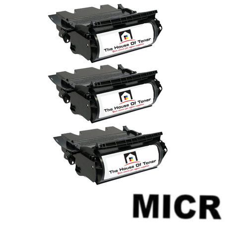 Compatible Toner Cartridge Replacement for LEXMARK 12A7365 (Extra High Yield) Black (32K YLD) W/Micr (3-Pack)