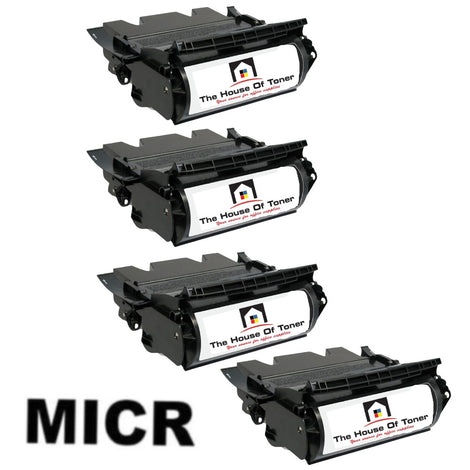 Compatible Toner Cartridge Replacement for LEXMARK 12A7365 (Extra High Yield) Black (32K YLD) W/Micr (4-Pack)