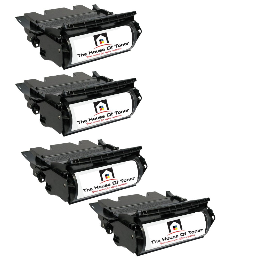Compatible Toner Cartridge Replacement for LEXMARK 12A7365 (Extra High Yield) Black (32K YLD) 4-Pack